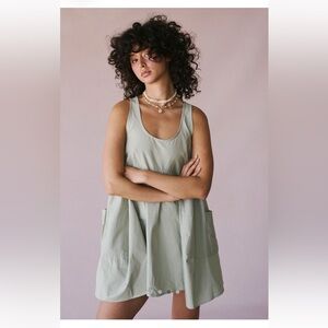 Free People Sage Green Tank Top